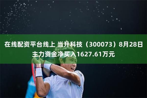 在线配资平台线上 当升科技（300073）8月28日主力资金净买入1627.61万元